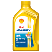 ADVANCE 4T AX5 15W-40 - Lubrifiant Shell Premium