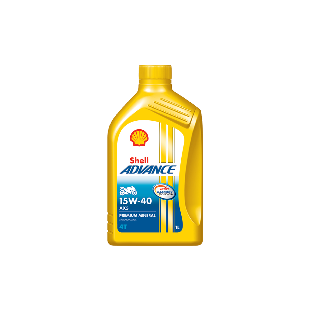 ADVANCE 4T AX5 15W-40 - Premium Shell Lubricant