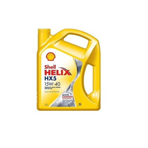 HELIX HX5 15W-40 SL CF 3X5L - Lubrifiant Shell Premium