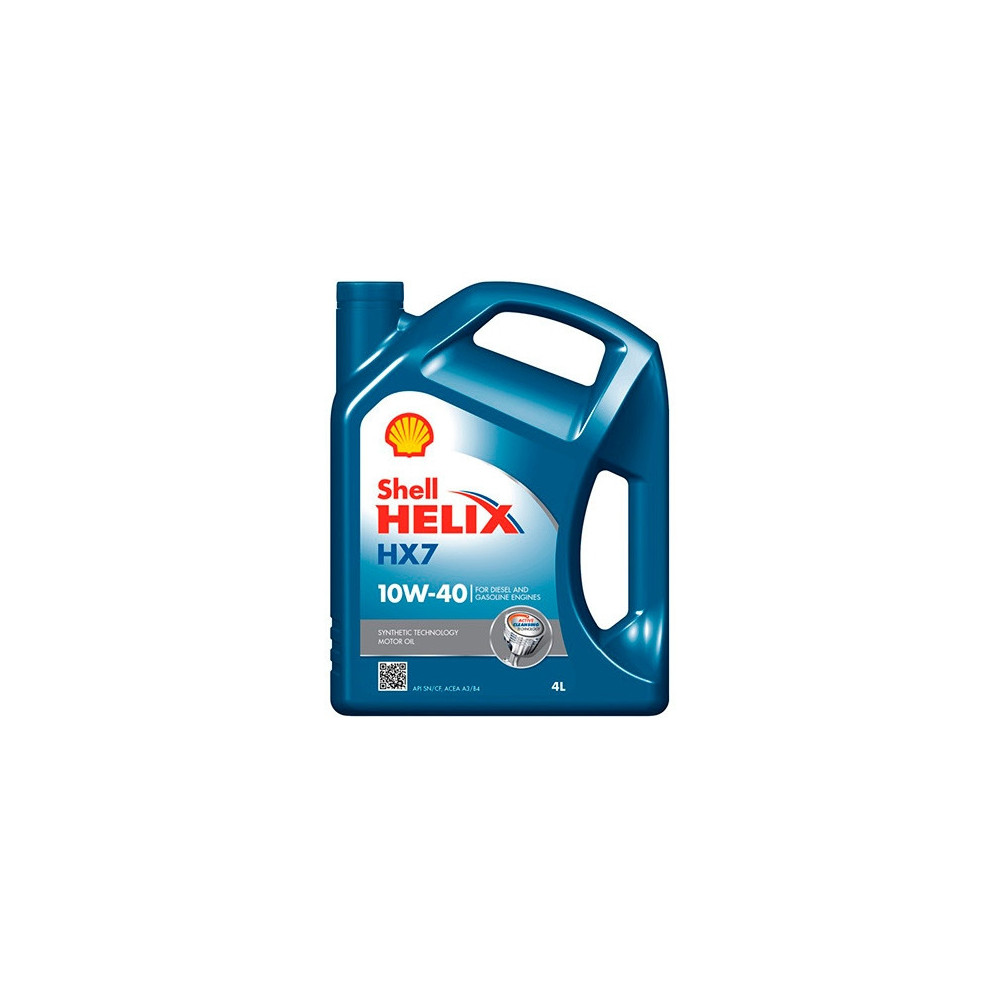 HELIX HX7 10W-40 SN CF 4X4L - Lubrifiant Shell Premium