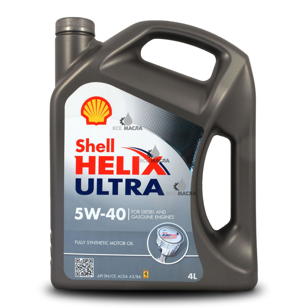 HELIX ULTRA 5W-40 SN CF 4X4L - Lubrifiant Shell Premium