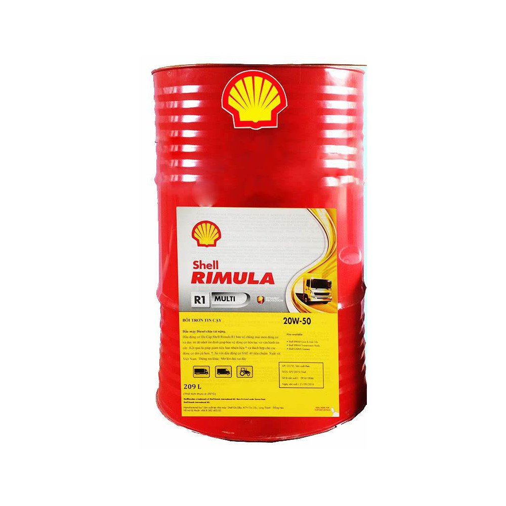 RIMULA R1 50 CF 209L - Lubrifiant Shell Premium
