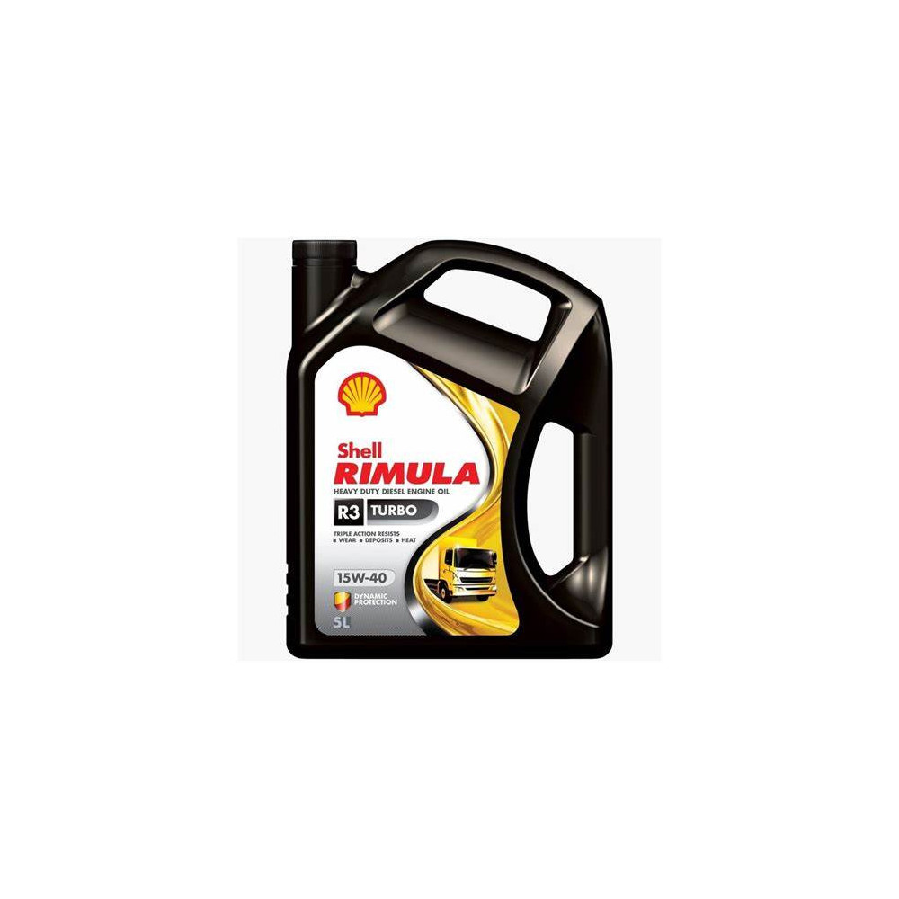 RIMULA R3 TURBO 15W-40 CH4 3X5L - Lubrifiant Shell Premium