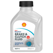 SHELL DOT 4 BRAKE & CLUTCH FLUID 0.5L - Lubrifiant Shell Premium