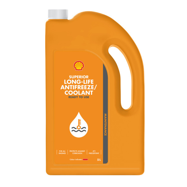 SHELL LONG-LIFE COOLANT 5L - Lubrifiant Shell Premium