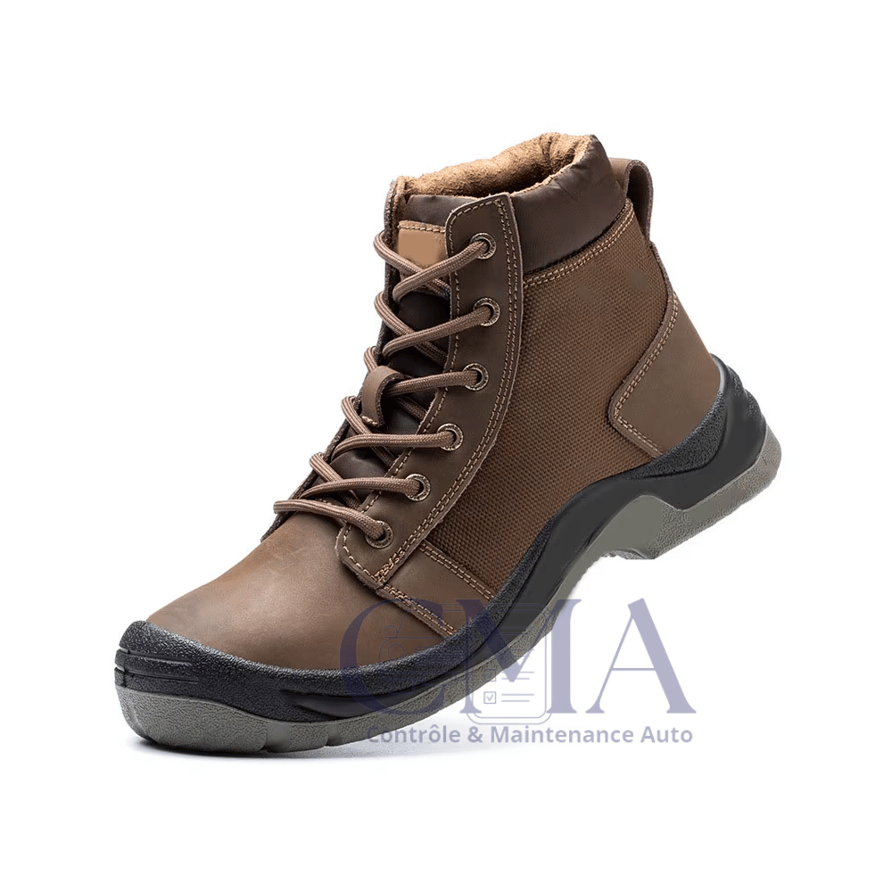 Chaussures de Sécurité en Cuir Véritable - Antidérapantes