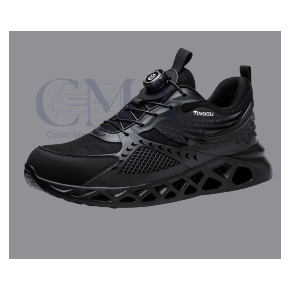 Black Safety Sneaker: Elegance, Safety, and Comfort for Sales Professionals