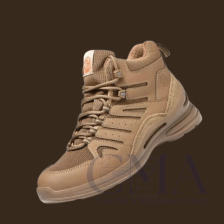 Brown High-Cut Safety Boots: Comfort and Robust Protection