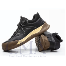 Chaussures de Sécurité Sportives Noires et Marron : Protection, Confort et Design Moderne