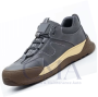 Sporty Black and Brown Safety Shoes: Modern Style and Enhanced Protection