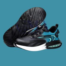 Black and Blue Sport Safety Shoes: Comfort and Style for Technicians and Sales Professionals