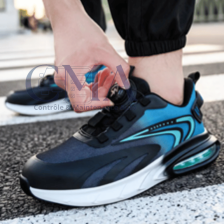 Black and Blue Sport Safety Shoes: Comfort and Style for Technicians and Sales Professionals